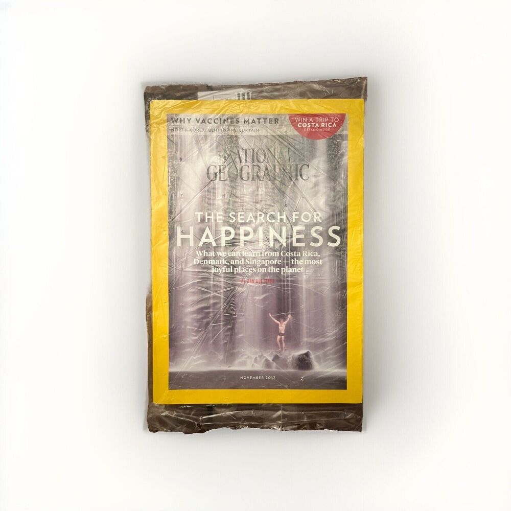 National Geographic Magazine The Search for Happiness November 2017 SEALED